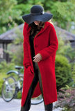 Long Hooded Cardigan Sweater Coats