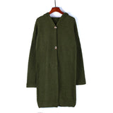 Long Hooded Cardigan Sweater Coats