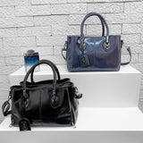 Large Capacity Vintage Oil Wax Leather Handbags