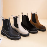 Chelsea Ankle Boots Genuine Leather
