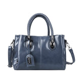 Large Capacity Vintage Oil Wax Leather Handbags
