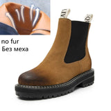 Chelsea Ankle Boots Genuine Leather