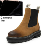 Chelsea Ankle Boots Genuine Leather
