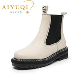 Chelsea Ankle Boots Genuine Leather