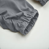 High Waist Calf-Length Cargo Pants