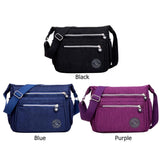 Crossbody Messenger Bags with Zipper Pockets