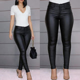 Sexy Slim Shiny Leather Pants