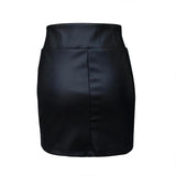 Faux Leather Mini Skirts