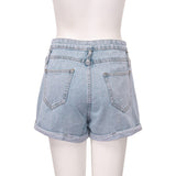 High Waist Loose fit Jean Shorts