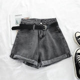 High Waist Loose fit Jean Shorts