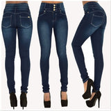 High Waist Slim Skinny Jeans