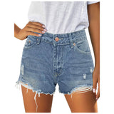 High Waist Denim Shorts