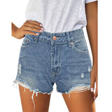High Waist Denim Shorts