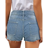 High Waist Denim Shorts