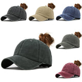 Ponytail Messy Buns Baseball Cap