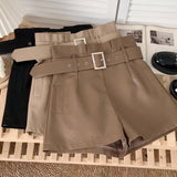 PU Leather Shorts