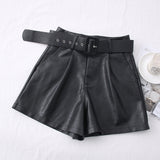 PU Leather Shorts