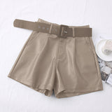 PU Leather Shorts