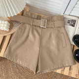 PU Leather Shorts