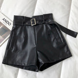 PU Leather Shorts