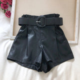 PU Leather Shorts