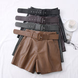PU Leather Shorts