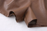 PU Leather Shorts