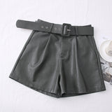 PU Leather Shorts