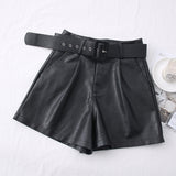 PU Leather Shorts