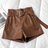 PU Leather Shorts