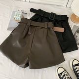 PU Leather Shorts
