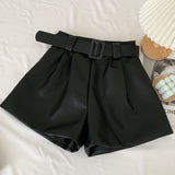 PU Leather Shorts