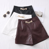 PU Leather Shorts