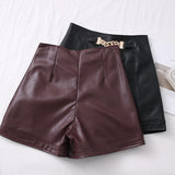 PU Leather Shorts