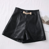 PU Leather Shorts