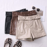 PU Leather Shorts