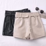 PU Leather Shorts