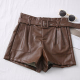 PU Leather Shorts