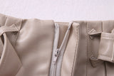 PU Leather Shorts