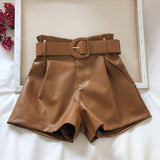 PU Leather Shorts