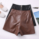 PU Leather Shorts