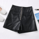 PU Leather Shorts