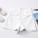 PU Leather Shorts