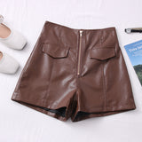PU Leather Shorts