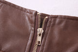 PU Leather Shorts