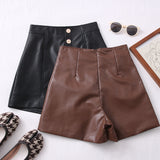 PU Leather Shorts