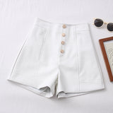 PU Leather Shorts