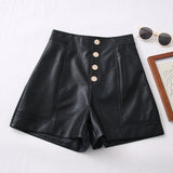 PU Leather Shorts