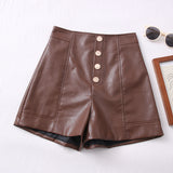 PU Leather Shorts