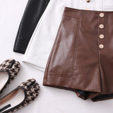 PU Leather Shorts